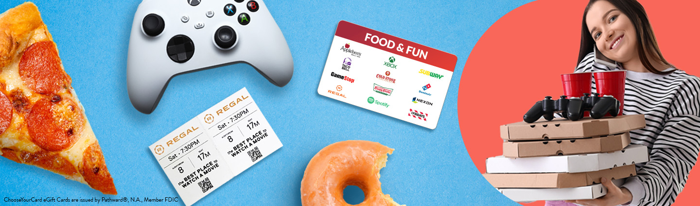 Food Gaming and Multi Brand card