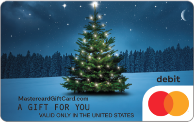 Mastercard Starry Conifer Gift Card