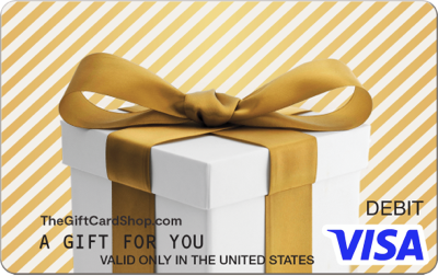 Visa Blonde Bow Gift Card 