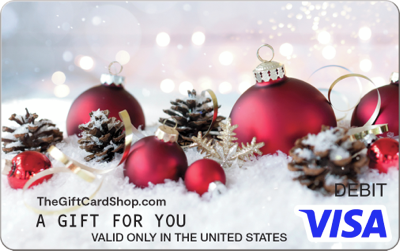 Visa® Snowy Ornaments Gift Card