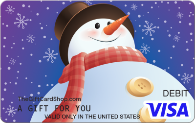 Visa Magical Snowman Gift Card