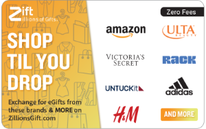 Zift - Shop Til You Drop Gift Card